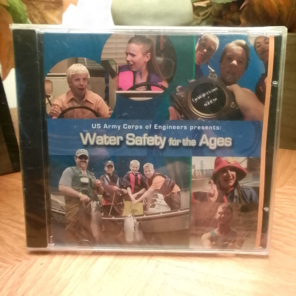 US Army Corps of Engineers Water Safety for the Ages DVD New Boating Educational